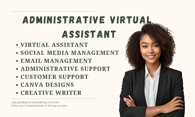 be personal executive administrative creative virtual assistant social media