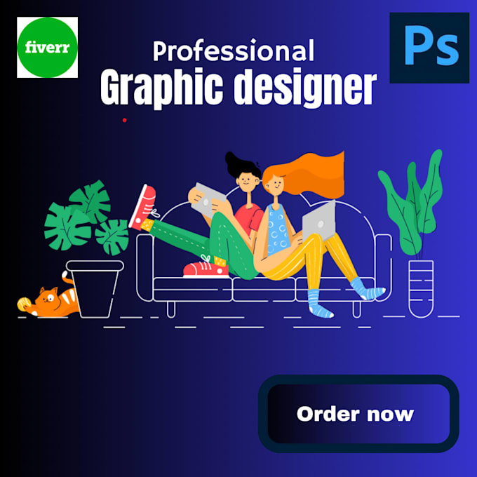 Be your professional graphic designer and photoshop editor by ...