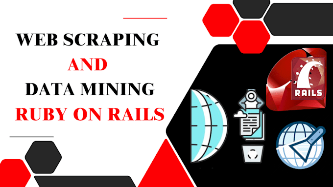 do custom web scraping and data mining using ruby on rails