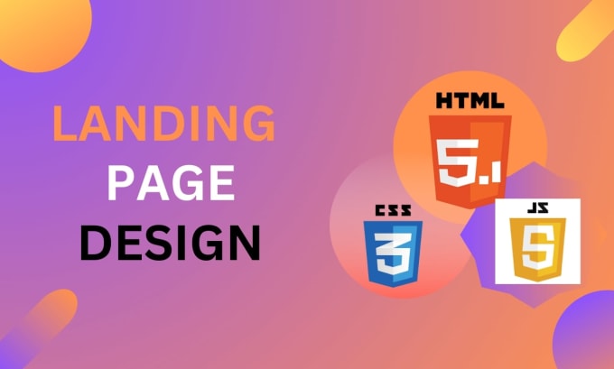 Design responsive landing page using html css javascript by Sheblu11 ...