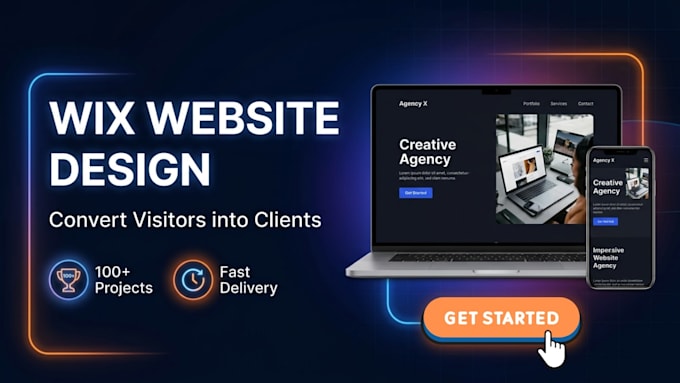 create a responsive wix website design or redesign your wix site