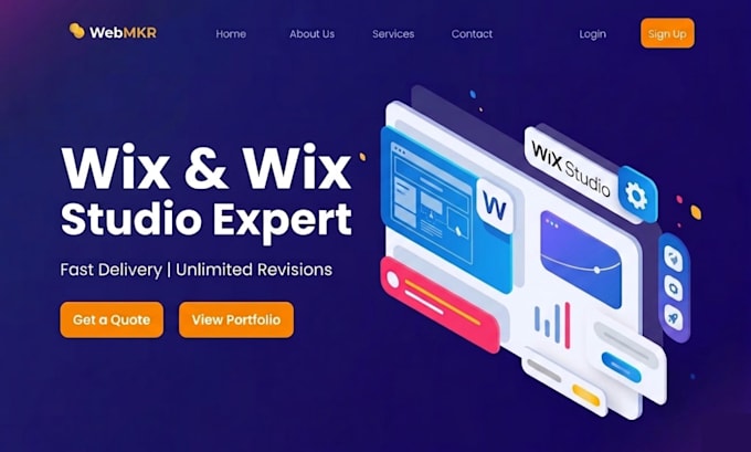design a professional wix or wix studio website for your business