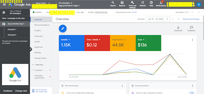 do mobile app promotion to get app install, game promotion