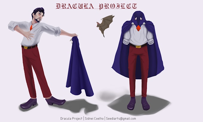 make the horror characters design