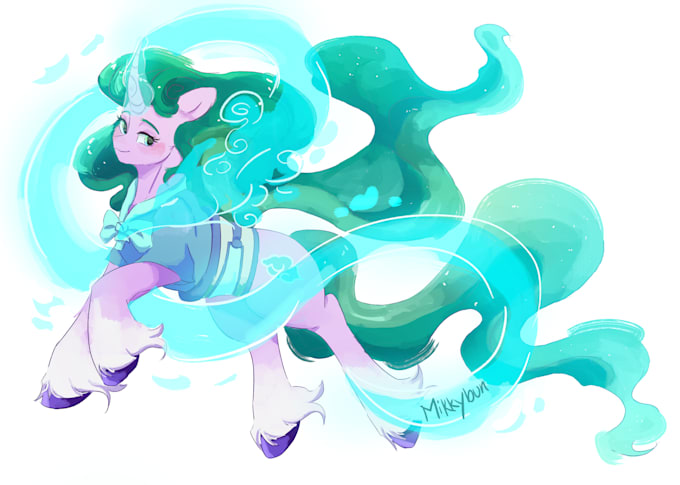 draw your oc or mlp in this artstyle
