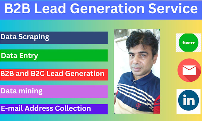 do b2b lead generation, data scraping and data mining
