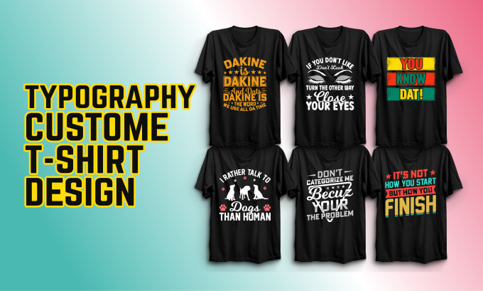 T shirt text design 2025