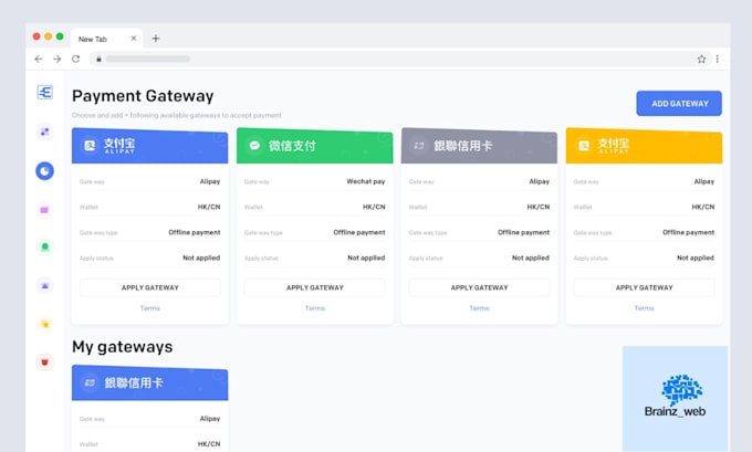 integrate stripe, seezle, apple and google pay payment into your app and website