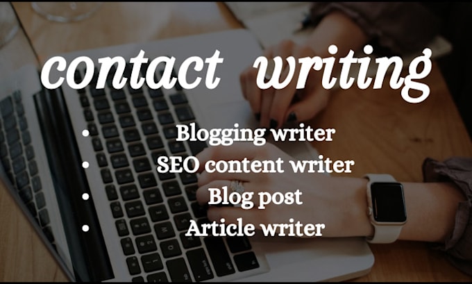 be your SEO content writer, article and blog post writer