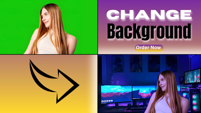 edit photos and adjust the background