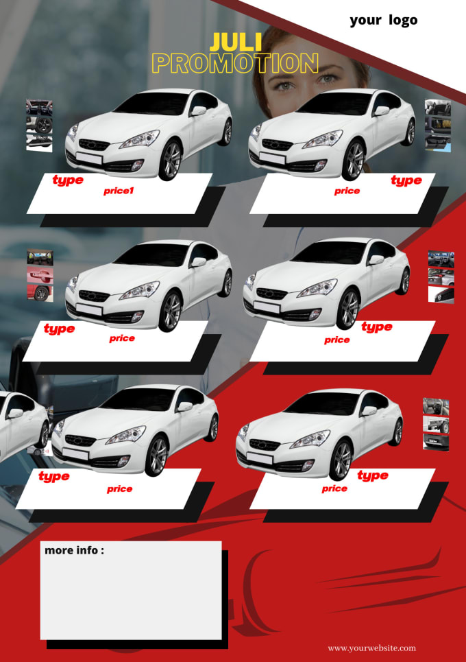 Sell canva templates for car sales brochures by Rendierfan Fiverr