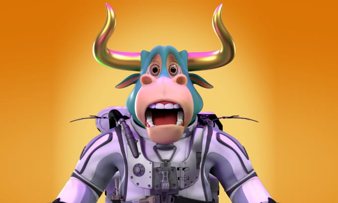 do modeling of 3d characters, texturing, rigging, animations