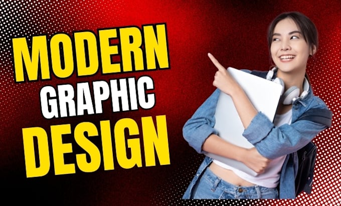 create all kinds of graphic design for your projects