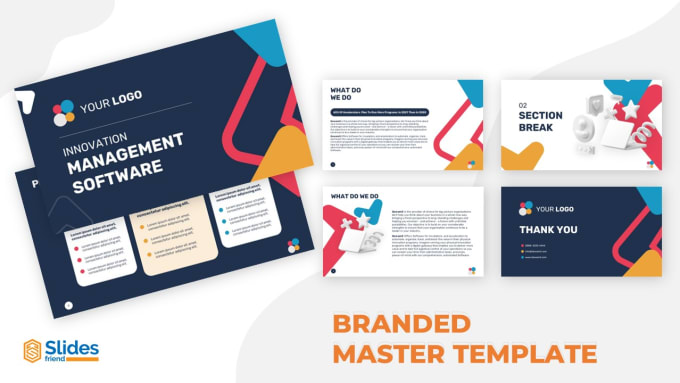 Create branded master template powerpoint in 24 hour by Slidesfriend