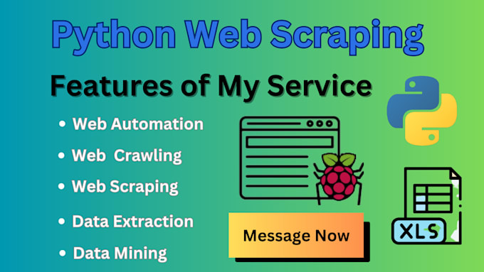 do web scraping data extraction and web automation service