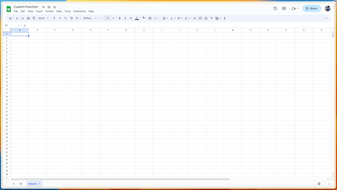 Create a custom google sheet formula by Chamysoftware | Fiverr