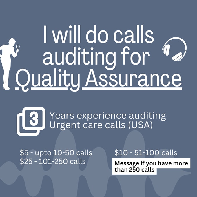 do call auditing for quality assurance