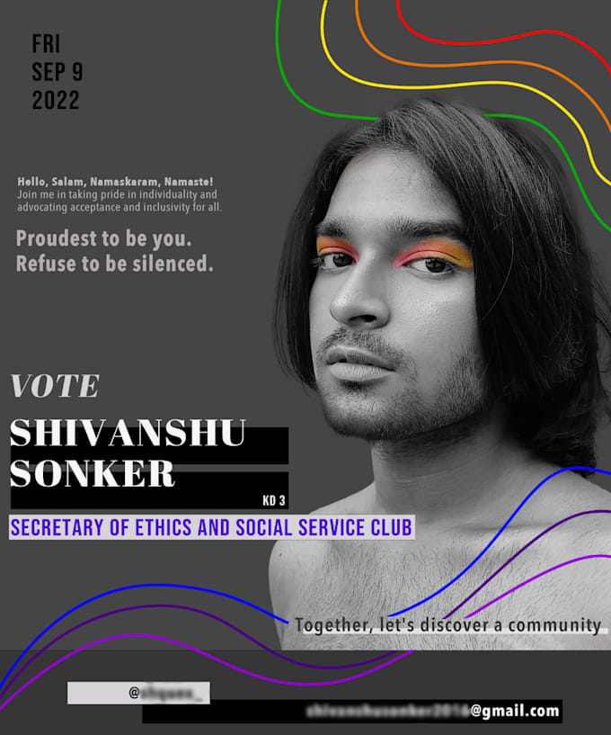 Create stunning posters for events awareness campaigns by Art shia3