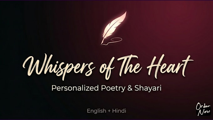 write personalized poetry for you