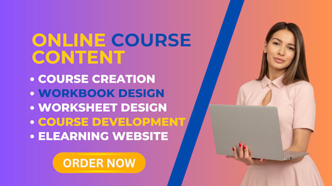 Create online course content course curriculum course creator course ...