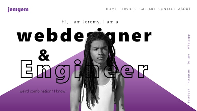 create a custom website for you