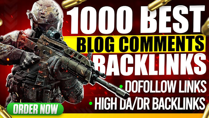 create 1000 dofollow blog comment backlinks