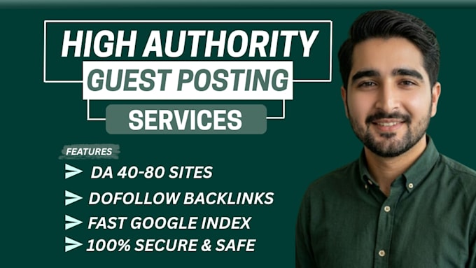provide high authority guest posting service