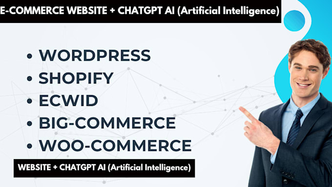 create or manage your ecommerce store using ecwid or shopify or woocommerce