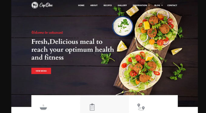 Create restaurant website grocery website and food website by Ryan7d