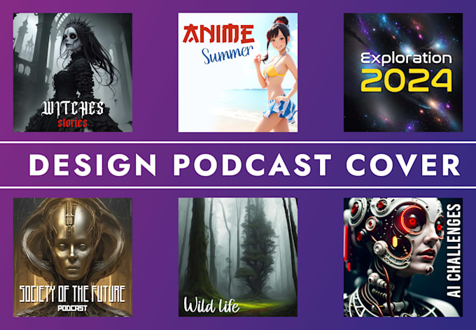 design podcast cover art whit ia