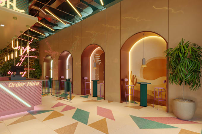do interior, architecture design and 3d rendering