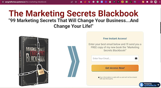 your sales funnel builder with systeme io