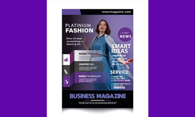 Create magazine designs for you by Cloud graphic s Fiverr