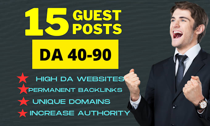 create manual high quality guest post seo backlinks