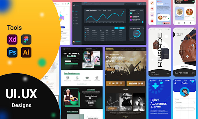 Create modern best mobile and web app ui ux design by Mhassammazhar ...