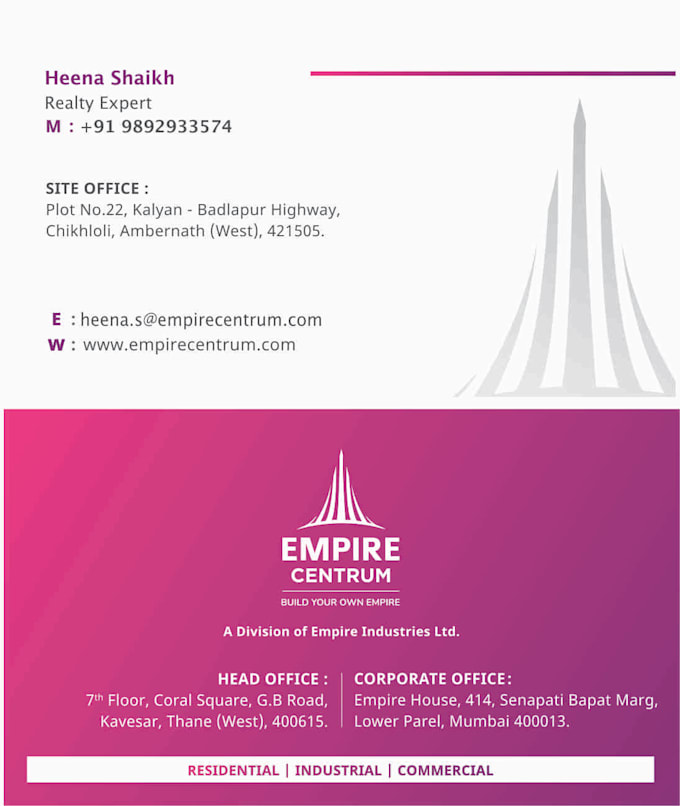 Design visiting cards, posters, logo and letterheads by Vedant_shetty20