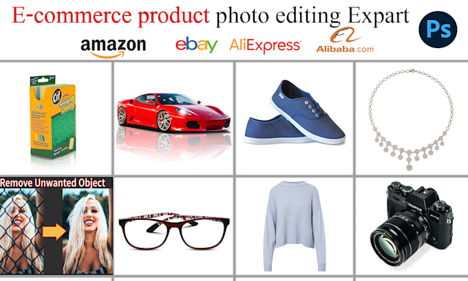 ecommerce product photo editing and photo background removal