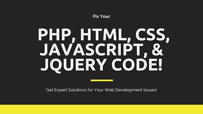 fix, php, html, css, javascript, jquery code