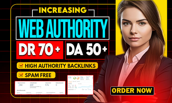 increase ahrefs domain rating domain authority DR 50 to 70