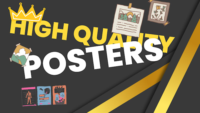 Make you high quality posters by Kyliansalonman7 | Fiverr