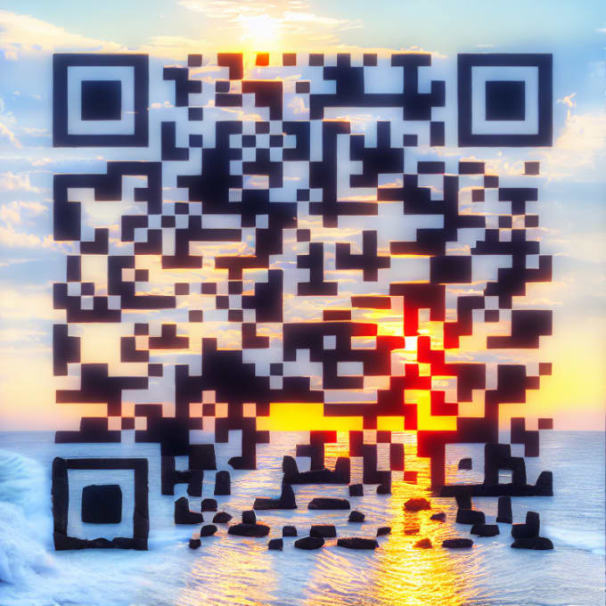 create a custom, creative qr code ,brand logo also possible