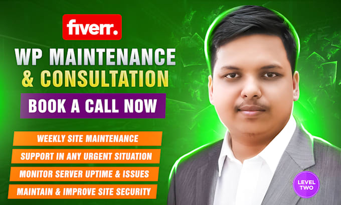 perform wordpress maintenance, tech support and consultation