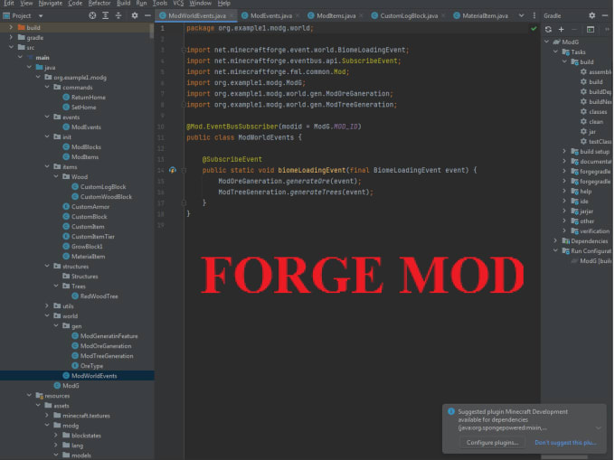 Create simple mods by Loiohh Fiverr