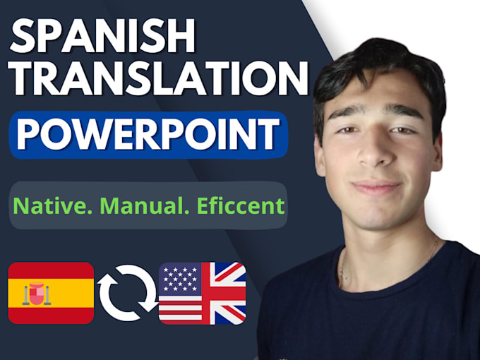 Translate your powerpoint presentation into spanish by Franflan19 Fiverr