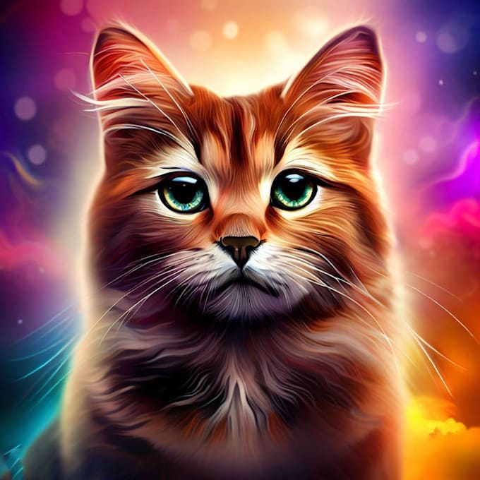 create a custom pet portrait