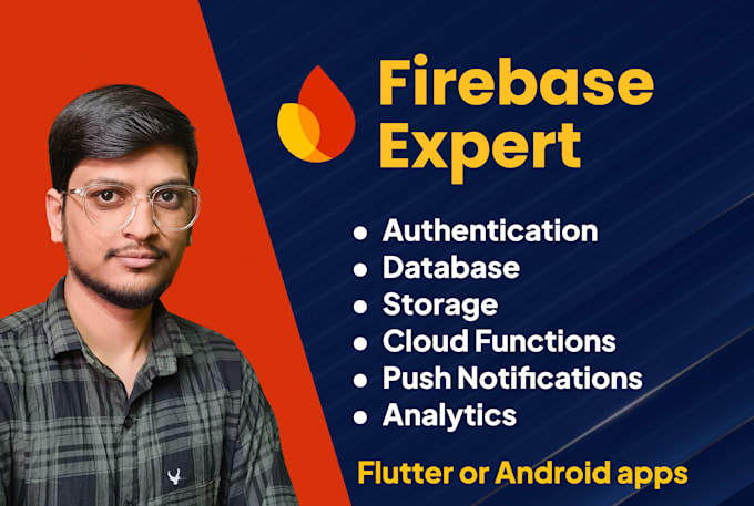 integrate firebase services in your android or flutter app