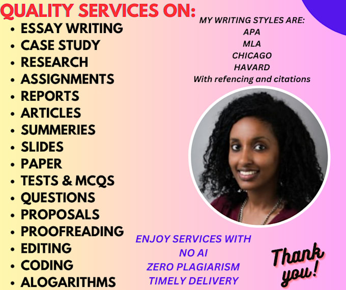 do argumentative, reflective, persuasive and informative essay and assignments