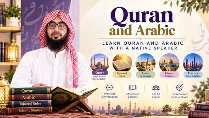teach you the holy quran and standard arabic