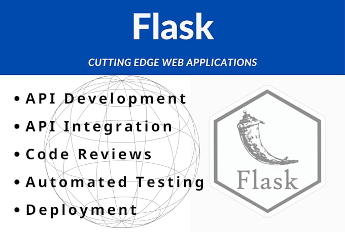 Create flask applications with python by Burhanuddindev | Fiverr