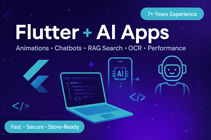 create feature rich flutter app with advanced animations and ai integration